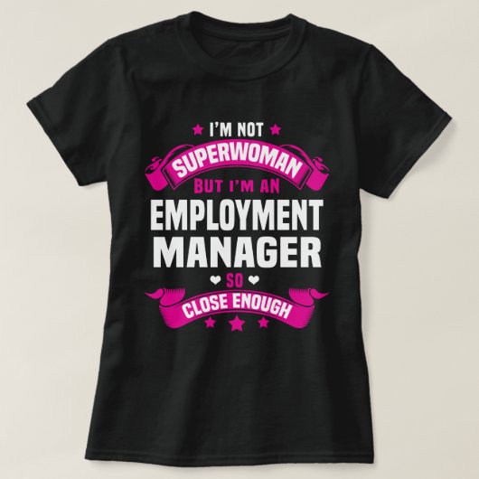 Arbeidsmanager T-shirt (Design voorkant)