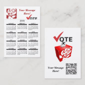 Arbeidsorganisatie visitekaartje (Voorkant / Achterkant)