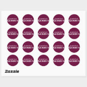 Arbeidsrecht Genius Gifts Ronde Sticker (Vel)