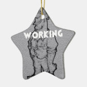 arbeidstijd keramisch ornament (Links)