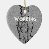 arbeidstijd keramisch ornament (Rechts)