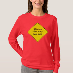 Arbeidsverhaal vrije zone t-shirt