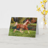 "Arbella & Vermannelijkt" Wenskaart Kaart (Gele Bloem)