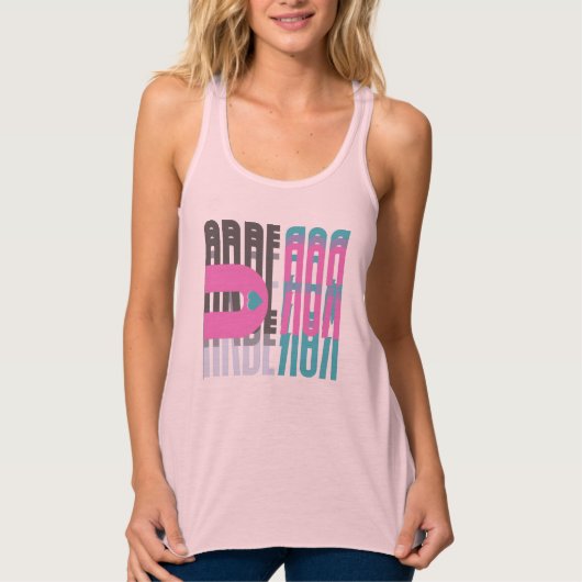 Arberor Brand Logo Racerback Tanktop voor dames (Voorkant)