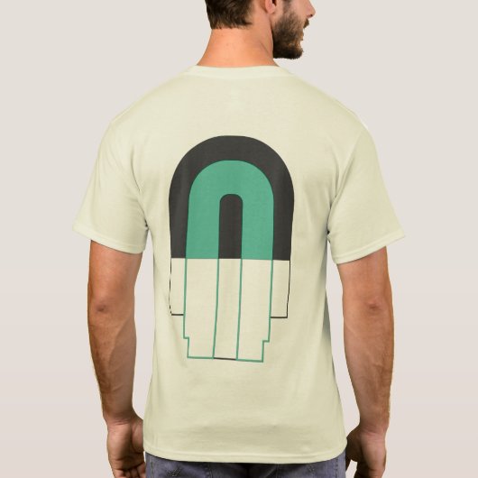 Arberor Brand Modern grafisch T-shirt – Minim (Achterkant)