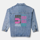 Arberor Brand Streetwear Denim Jacket (Achterkant)