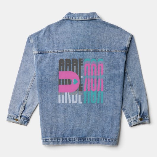 Arberor Brand Streetwear Denim Jacket (Achterkant)