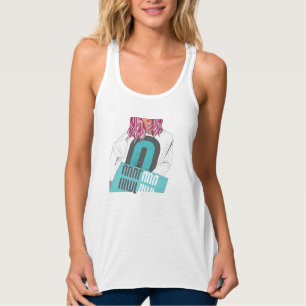 Arberor Flowy Racerback Tanktop voor dames