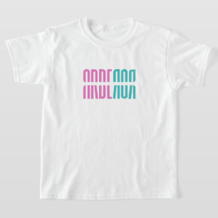 Arberor Girls’ Basic T-shirt – Vet grafisch ontwer