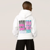 Arberor Hoodie – Pastel Gradient Logo & Play (Achterkant volledig)