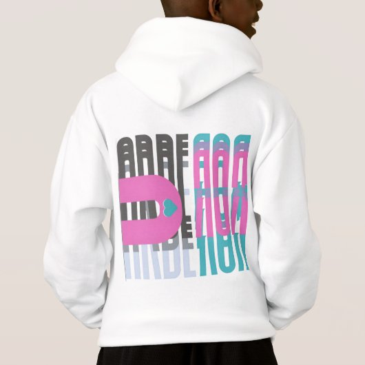 Arberor Hoodie – Pastel Gradient Logo & Play (Achterkant)