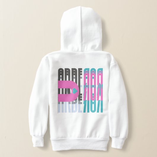 Arberor Hoodie – Pastel Gradient Logo & Play (Laag Achter)