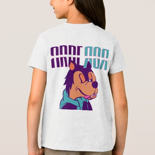 Arberor Kinder’ Graphic T-Shirt – Cartoon Design (Achterkant)