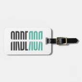 Arberor Logo dubbelzijdig Bagagelabel (Voorkant horizontaal)