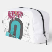 Arberor Print Cut & Sew Bag – Vetgedrukte Streetwe Toilettasje (Rechterhoek)