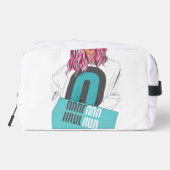 Arberor Print Cut & Sew Bag – Vetgedrukte Streetwe Toilettasje (Achterkant)