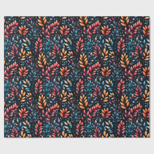 Arbing bloemen inpakpapier (Vlak)