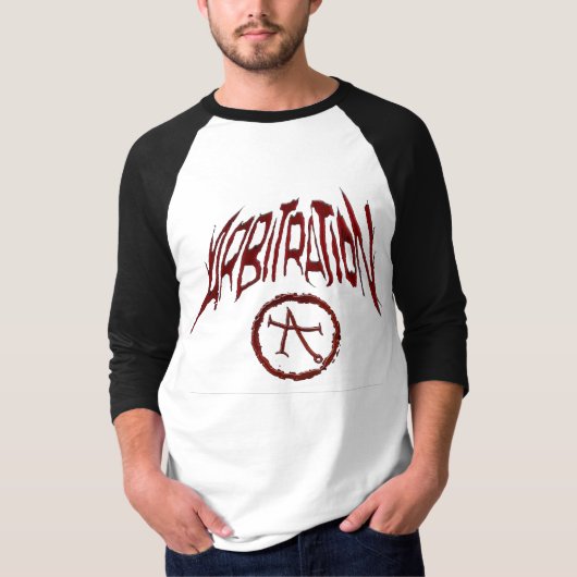 Arbitrage Baseball shirt (grijs/zwart) (Voorkant)