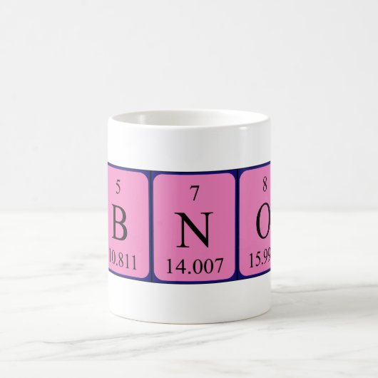 Arbnora periodieke lijstnaam mok (Center)