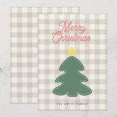 Arbol de Navidad Feestdagenkaart (Voorkant / Achterkant)