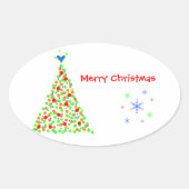 Árbol de Navidad - Sticker (Voorkant)