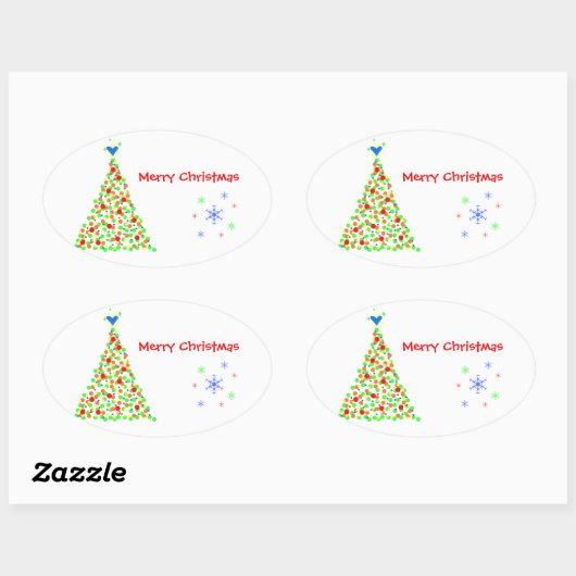 Árbol de Navidad - Sticker (Vel)