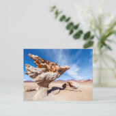 Árbol de Piedra, Salar de Uyuni, Bolivia. Briefkaart (Staand voorkant)