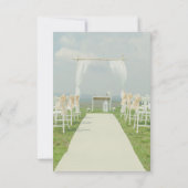 Arbor Beach Wedding Zee sterren String Lights Kaart (Achterkant)