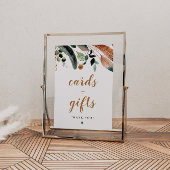 ARBOR Bohemian Feather Greenery Kaarten en Gifts Poster