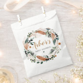 ARBOR Bohemian Feather Greenery Wreath Boho Bedankzakje (Geknipt)