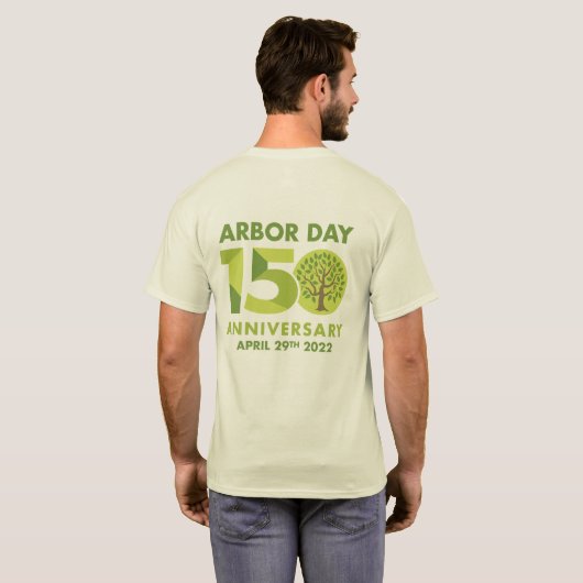 Arbor Day 150th Jubileum 1872-2022 T-Shirt (Achterkant volledig)