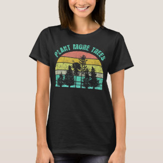Arbor Day 2021 Plant Meer Natuur van de Trees Retr T-shirt