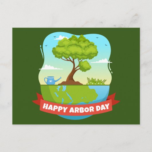 Arbor Day Briefkaart (Voorkant)