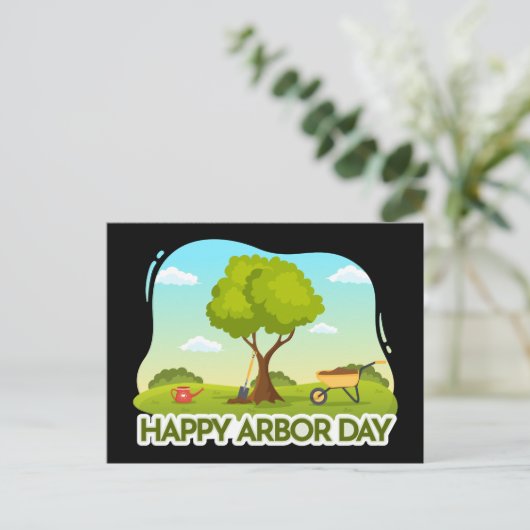 Arbor Day Briefkaart (Staand voorkant)