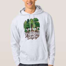 Arbor Day Everyday Earth Planet Happy Arbor Day Hoodie