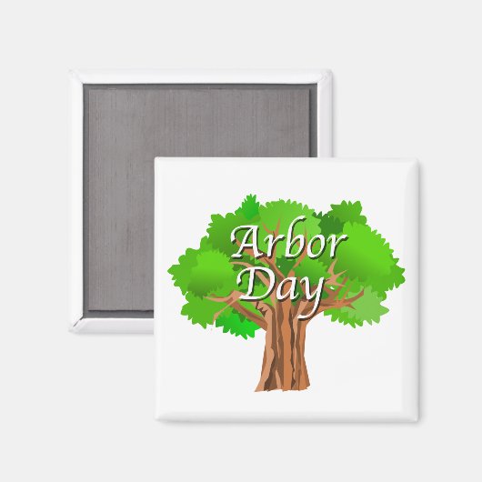Arbor Day Holiday Magneet (Voorkant / Achterkant)