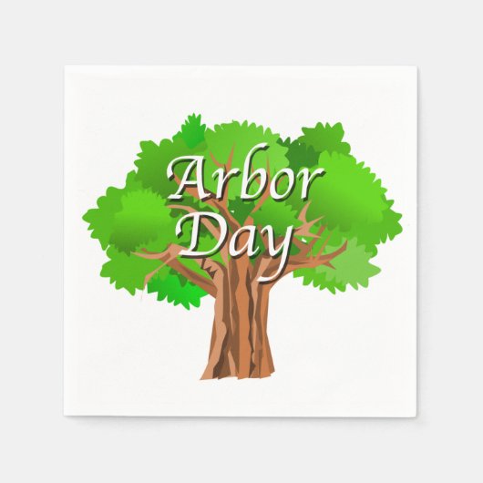 Arbor Day Holiday Servet (Voorkant)
