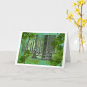 Arbor Day met Illinois Bossen Fograaf Kaart (Gele Bloem)