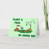 Arbor Day-plant een Kaart (Voorkant)