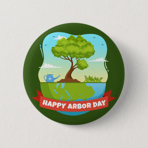 Arbor Day Ronde Button 5,7 Cm