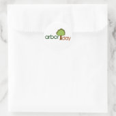 Arbor Day Ronde Sticker (Tas)