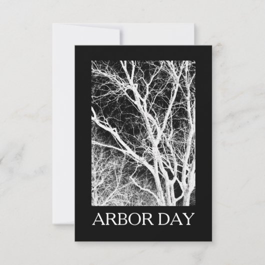 arbor-day-spookboom kaart (Voorkant)