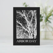 arbor-day-spookboom kaart (Staand voorkant)