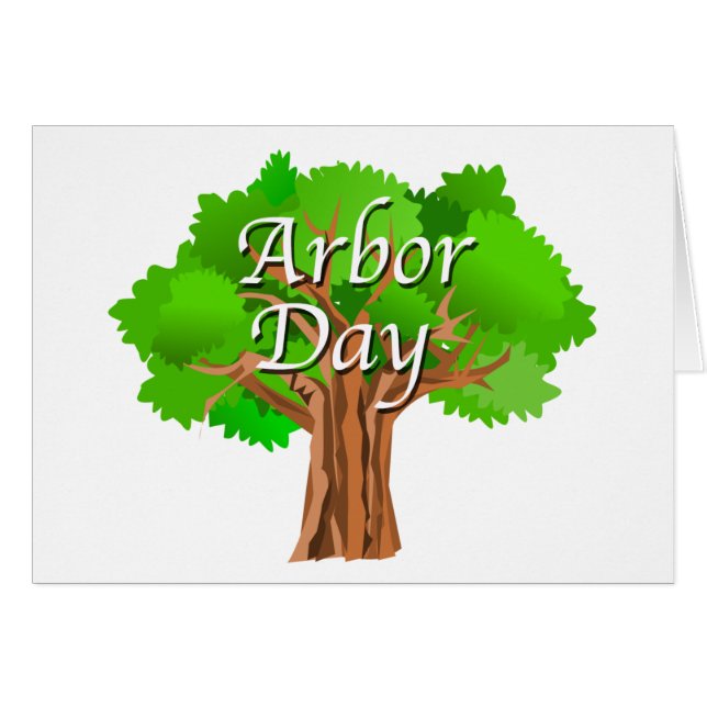 Arbor Day Tree-feestdag (Voorkant Horizontaal)