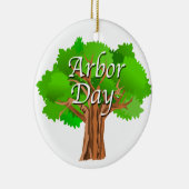 Arbor Day Tree-feestdag Keramisch Ornament (Rechts)