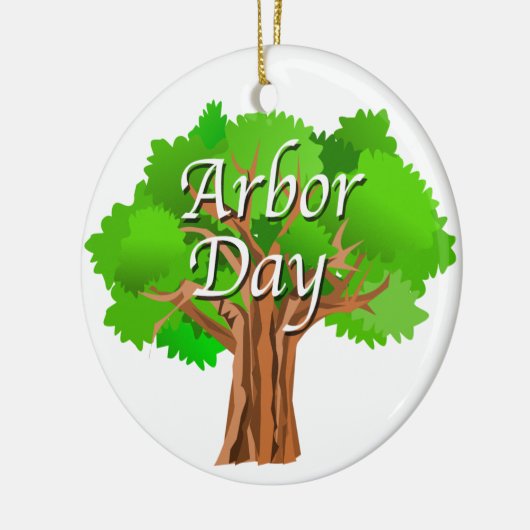 Arbor Day Tree-feestdag Keramisch Ornament (Links)