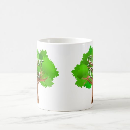 Arbor Day Tree-feestdag Koffiemok (Center)