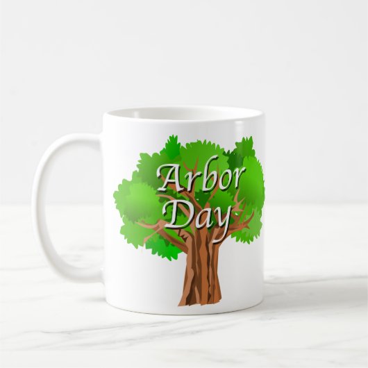 Arbor Day Tree-feestdag Koffiemok (Links)