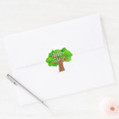 Arbor Day Tree-feestdag Ronde Sticker (Envelop)