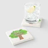 Arbor Day Tree-feestdag Stenen Onderzetter (Zijkant)